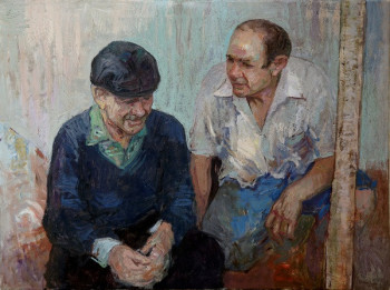 Obra contemporánea nombrada « GRAND-PERE », Hecho por SERGIU RUSU