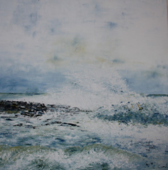 Obra contemporánea nombrada « Marine », Hecho por CBECHAZ