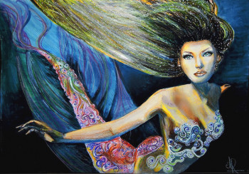 Obra contemporánea nombrada « La beauté miraculeuse », Hecho por AMARINE