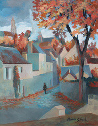 Automne à Senlis 1 En el sitio ARTactif