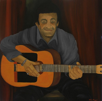 Obra contemporánea nombrada « Los Reyes (légende gitane) - Hommage à Manolo Reyes », Hecho por FéLIX MONGET