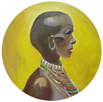 Femme maasaï du Kenya En el sitio ARTactif