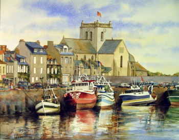 Obra contemporánea nombrada « Barfleur », Hecho por VAL.H