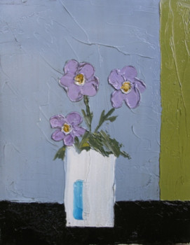 Obra contemporánea nombrada « Ciste mauve 1 », Hecho por ASCOPA