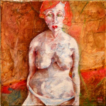 Obra contemporánea nombrada « Topless Blanche », Hecho por MARAVALPA