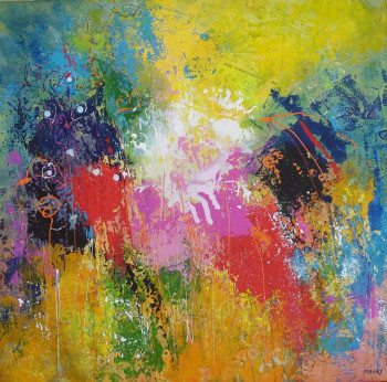 Obra contemporánea nombrada « NEBULEUSE 2 », Hecho por MIREILLE MAURY