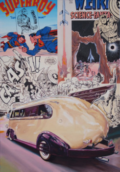 Obra contemporánea nombrada « The Western Flyer 2013 », Hecho por JEAN FRANçOIS VAUTRIN