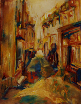 Obra contemporánea nombrada « Ruelle 2 », Hecho por ISABELLE VERDENNE