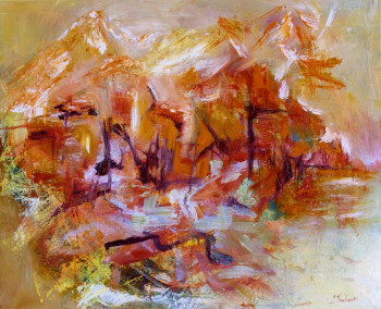 Obra contemporánea nombrada « La vanoise », Hecho por ISABELLE VERDENNE