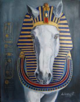 Obra contemporánea nombrada « Egyptien », Hecho por JULIENNE