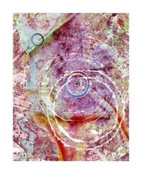 Obra contemporánea nombrada « Cosmos sans certitude », Hecho por ZIA