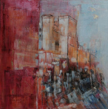 Obra contemporánea nombrada « Grenade 2 », Hecho por MAGUY HERAUD.MARGAUX