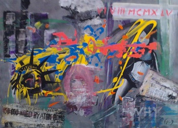 Obra contemporánea nombrada « hiroshima », Hecho por FRED