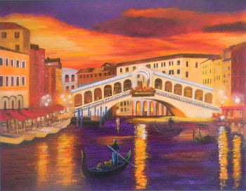 VENISE  le pont RIALTO En el sitio ARTactif