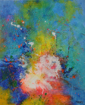 Obra contemporánea nombrada « NEBULEUSE 19 », Hecho por MIREILLE MAURY