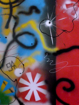 Obra contemporánea nombrada « Connexion », Hecho por NICOLE SADIN