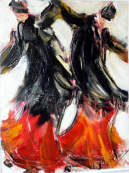 Obra contemporánea nombrada « Dansons à en perdre le souffle », Hecho por CARLO AVENTURIERO