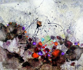 Obra contemporánea nombrada « Symphonie brune », Hecho por ALBUR