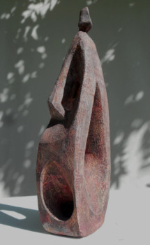 Obra contemporánea nombrada « A travers », Hecho por SABINE ALLAIN