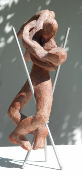 Obra contemporánea nombrada « danseurs », Hecho por SABINE ALLAIN