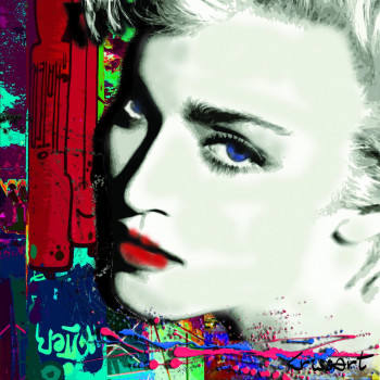 Obra contemporánea nombrada « VIRGIN POP », Hecho por KRISSART