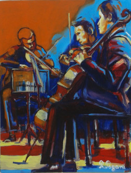 Obra contemporánea nombrada « Trio à cordes », Hecho por PHILOU
