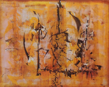 Obra contemporánea nombrada « Les chemins de ronde1 », Hecho por J.CLAUDE SAVI