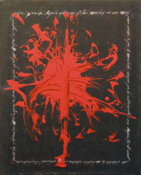Obra contemporánea nombrada « Le choix des mots », Hecho por J.CLAUDE SAVI
