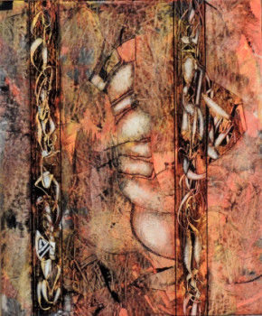 Obra contemporánea nombrada « 7 1 », Hecho por J.CLAUDE SAVI