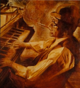 Obra contemporánea nombrada « Willie Smith », Hecho por KATIA FONDECAVE