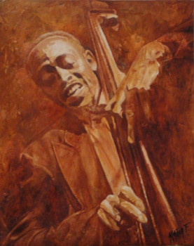 Obra contemporánea nombrada « William Parker », Hecho por KATIA FONDECAVE