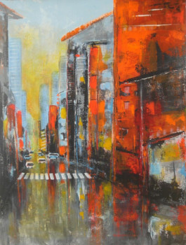 Obra contemporánea nombrada « SAN FRANCISCO », Hecho por MIREILLE MAURY