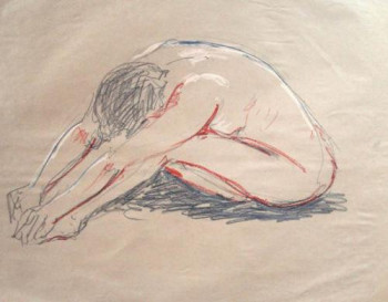 Obra contemporánea nombrada « Nu 20 », Hecho por GUILLOU