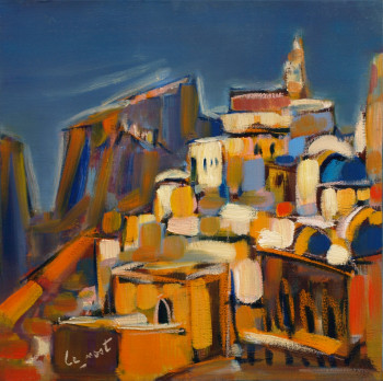 Le rocher à Oia (Santorin). En el sitio ARTactif