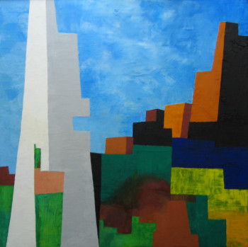 Obra contemporánea nombrada « Aït ben Babel », Hecho por PIC JAC