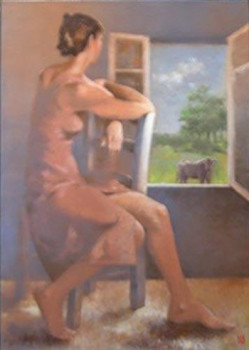 Obra contemporánea nombrada « MELANCOLIE », Hecho por GéRARD HASCOET