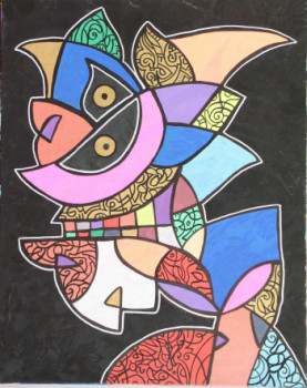 Obra contemporánea nombrada « Réduction sans partage », Hecho por OX6MOR