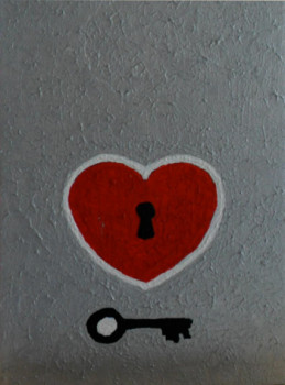 Obra contemporánea nombrada « Offrir pour la St Valentin N° 11 », Hecho por ANGELINO CAMPIGOTTO