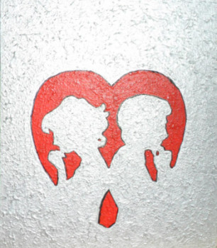 Obra contemporánea nombrada « Offrir pour la St Valentin n) 18 », Hecho por ANGELINO CAMPIGOTTO