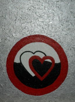 Obra contemporánea nombrada « Offrir pour la St Valentin N° 24 », Hecho por ANGELINO CAMPIGOTTO