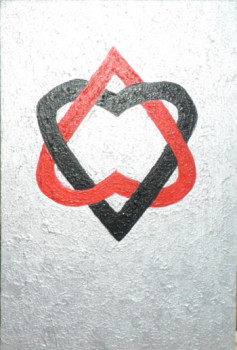 Obra contemporánea nombrada « Offrir pour la St Valentin N°25 », Hecho por ANGELINO CAMPIGOTTO
