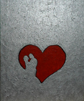 Obra contemporánea nombrada « Offrir pour la St Valentin N° 27 », Hecho por ANGELINO CAMPIGOTTO