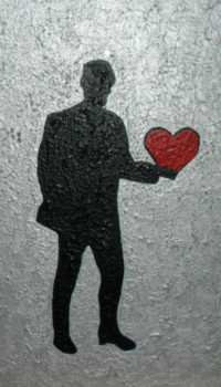 Obra contemporánea nombrada « Offrir pour la St Valentin N° 31 », Hecho por ANGELINO CAMPIGOTTO