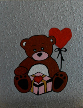 Obra contemporánea nombrada « Offrir pour la St Valentin N° 35 », Hecho por ANGELINO CAMPIGOTTO