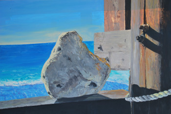 Obra contemporánea nombrada « Au delà de la pierre levée », Hecho por VéBERT