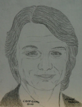 Obra contemporánea nombrada « Claude François N° 8 », Hecho por ANGELINO CAMPIGOTTO