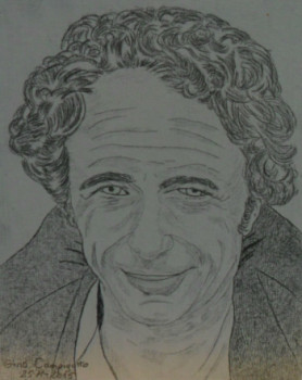 Obra contemporánea nombrada « Pierre Richard », Hecho por ANGELINO CAMPIGOTTO