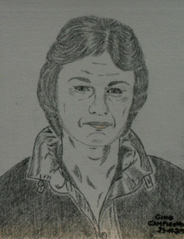 Obra contemporánea nombrada « Claude François 2 », Hecho por ANGELINO CAMPIGOTTO