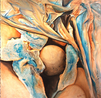 Obra contemporánea nombrada « "Cébrenah : l'enfantement du cosmos" », Hecho por THIERRY ETHEVE