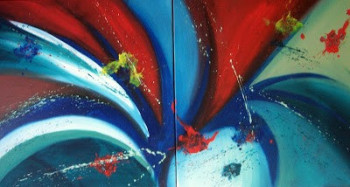 Obra contemporánea nombrada « Cocorico 70 », Hecho por WETU